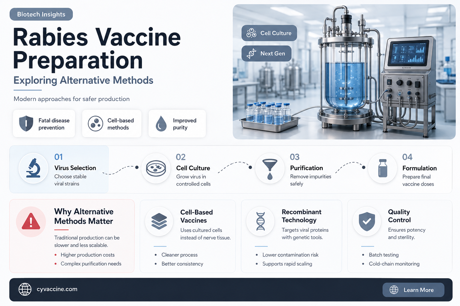 are there different ways to prepare rabies vaccine