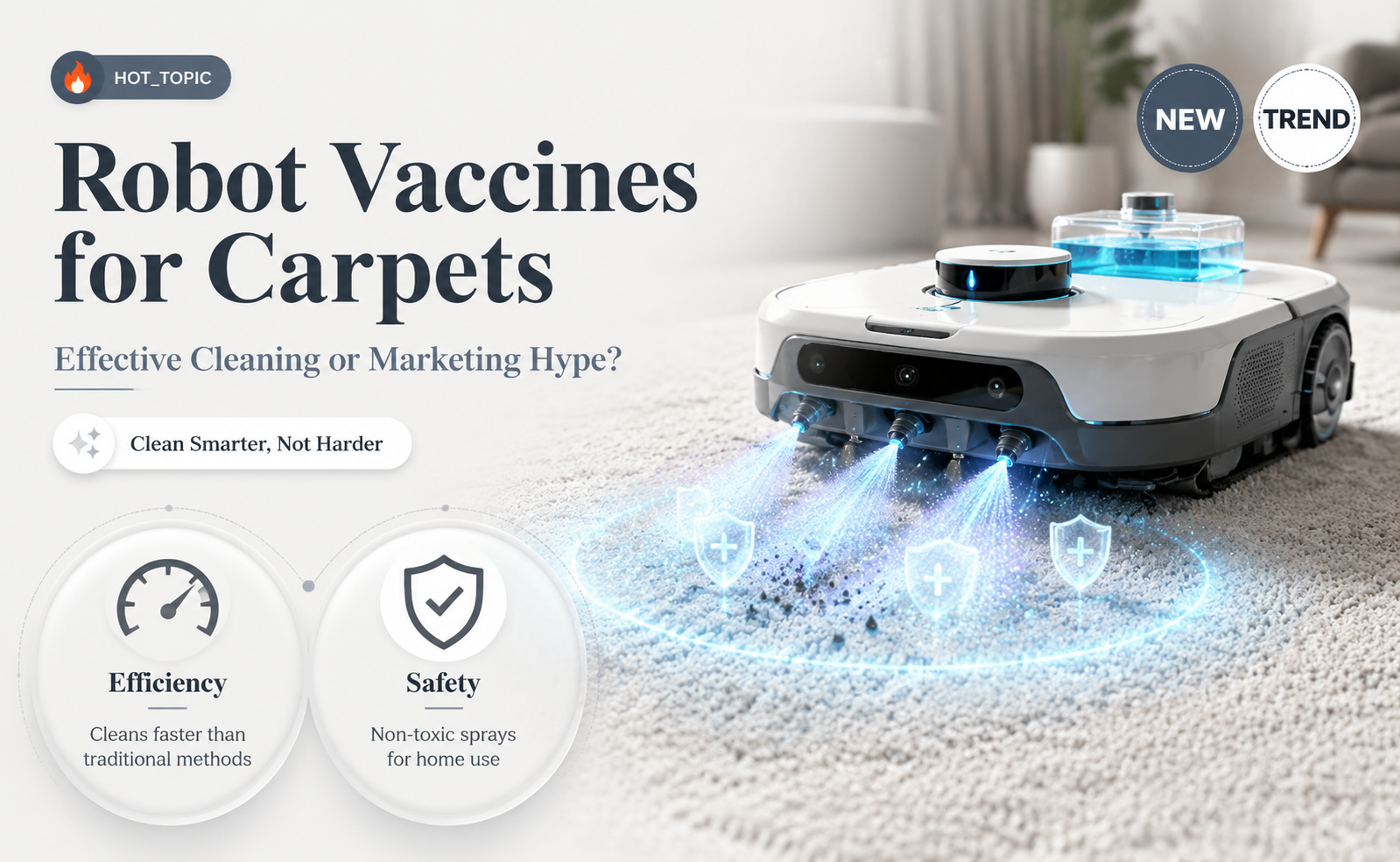 are robot vaccines good for carpet