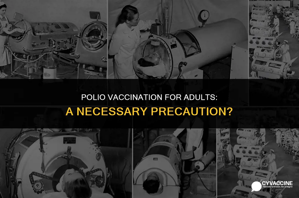 should adults be vaccinated for polio
