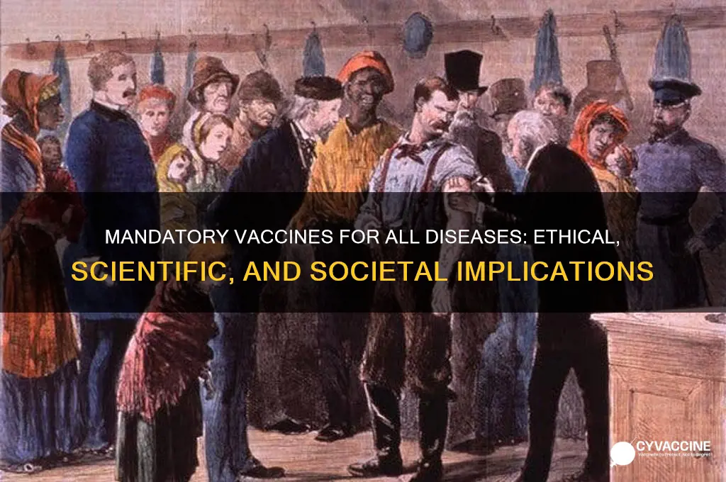 should all vaccines for all diseases be mandatory