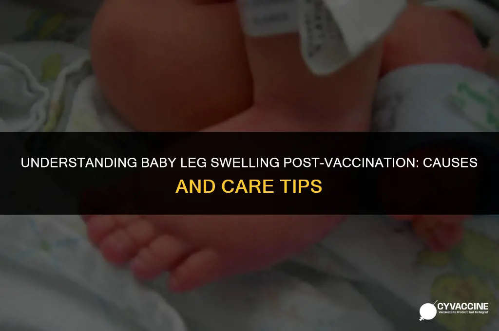should baby leg swelling after vaccination