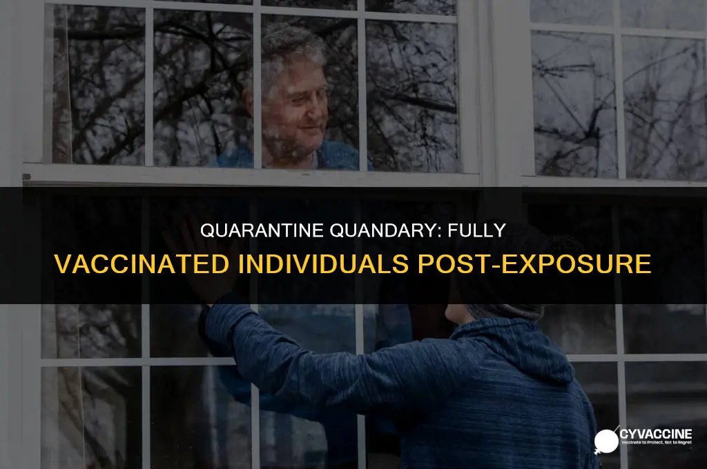 should fully vaccinated quarantine after exposure