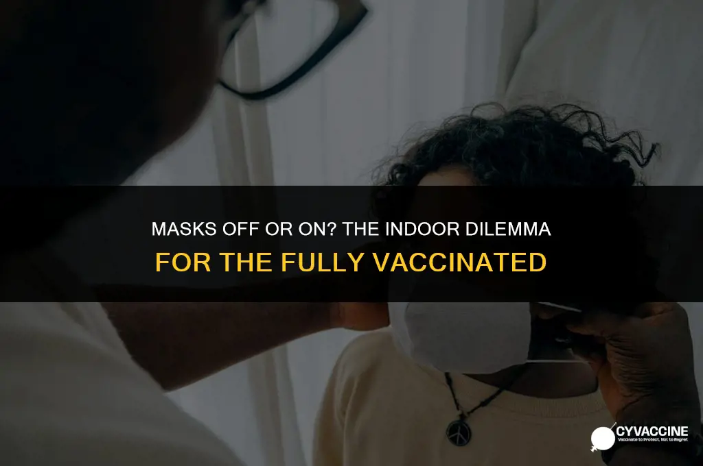should fully vaccinated wear mask indoors