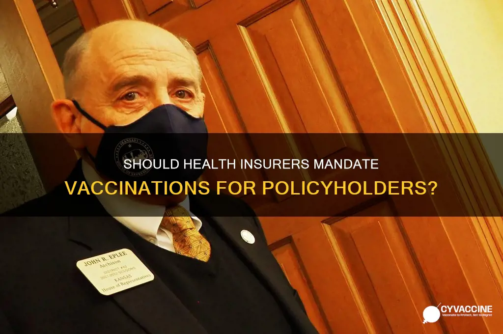 should health insurance force vaccinations to their members