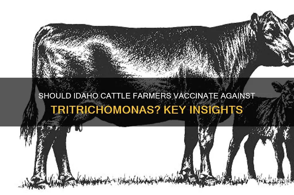 should i be vaccinating cattle for tritrichomonas in idaho