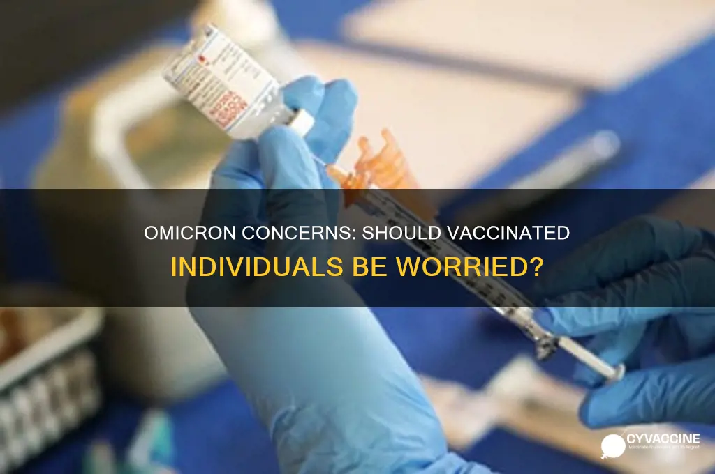 should i be worried about omicron if im vaccinated