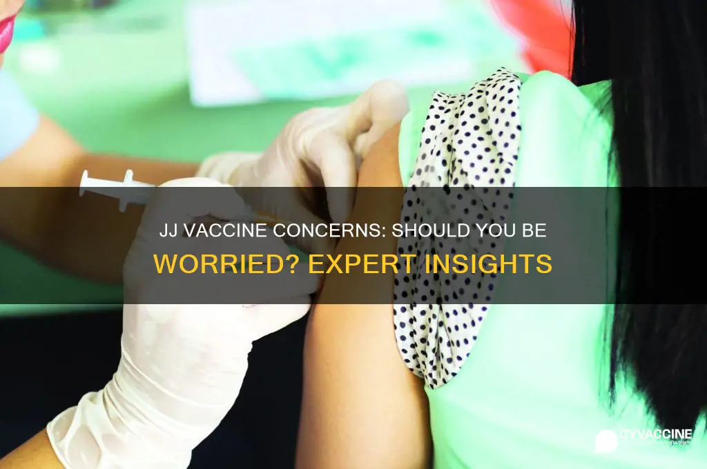 should i be worried if i got the jj vaccine