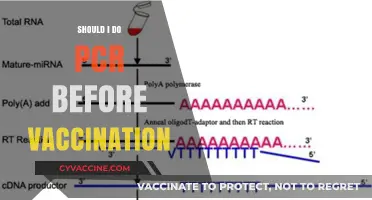 PCR Before Vaccination: Weighing the Benefits and Risks
