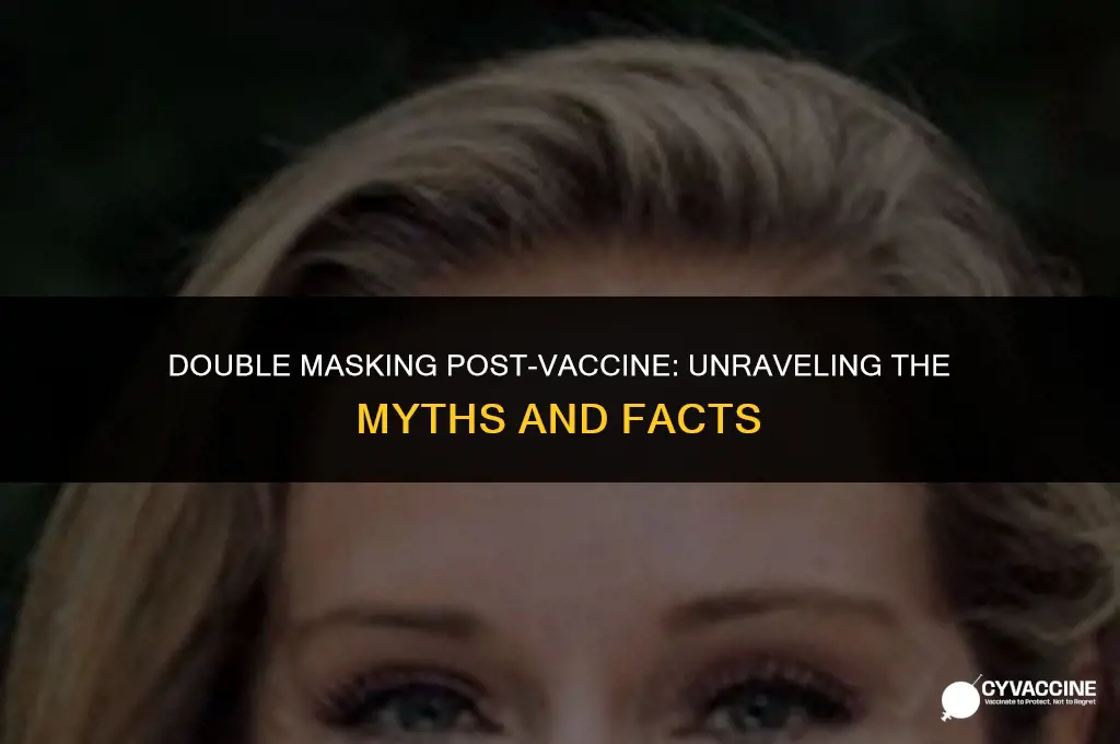 should i double mask after vaccine
