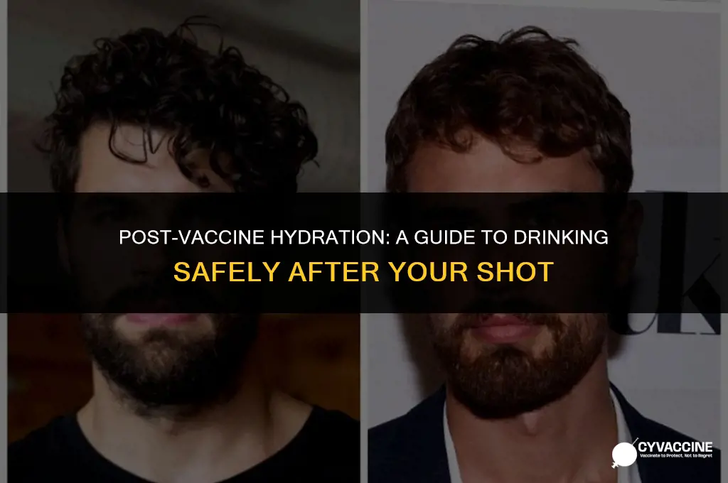 should i drink after my vaccine