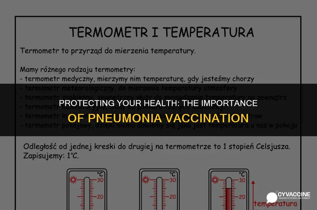 should i have a pneumonia vaccination