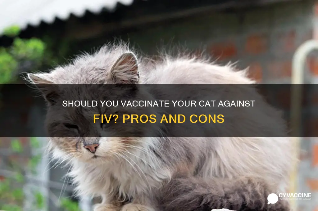 should i have my cat vaccinated against fiv