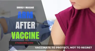 Post-Vaccine Arm Care: To Massage or Not to Massage?