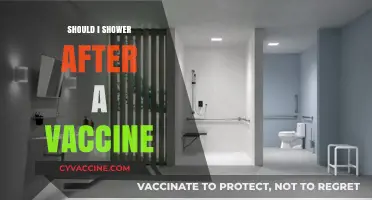 Post-Vaccine Hygiene: To Shower or Not to Shower?