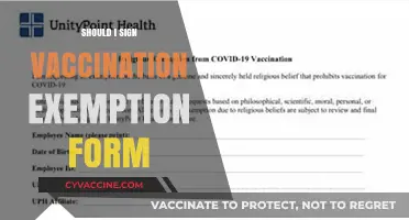 Considering a Vaccination Exemption Form? Weighing the Risks and Benefits
