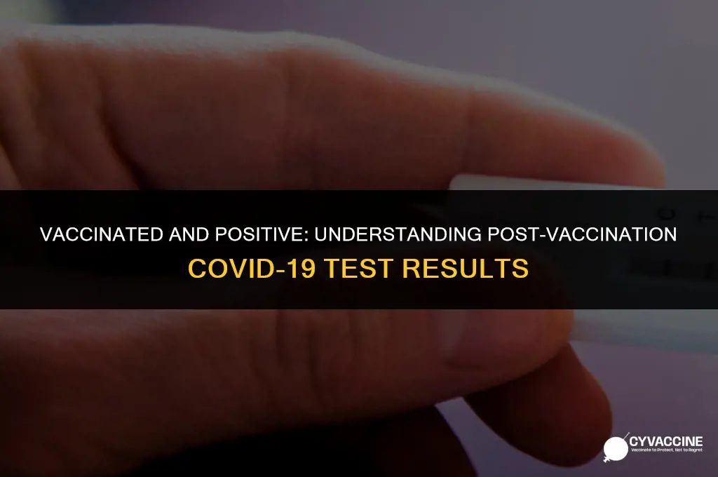 should i test postive after vaccination
