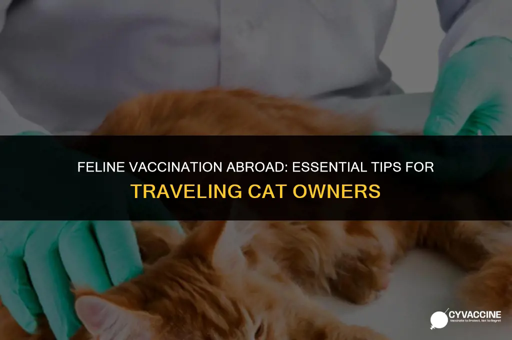 should i vaccinate cats another country