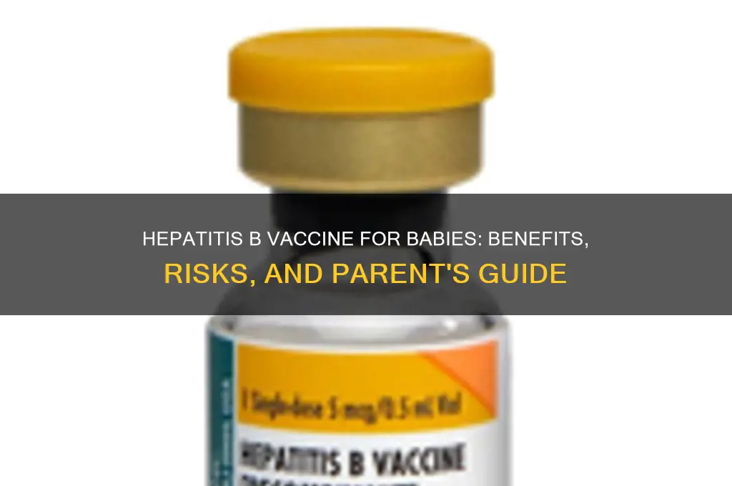 should i vaccinate my baby against hepatitis b