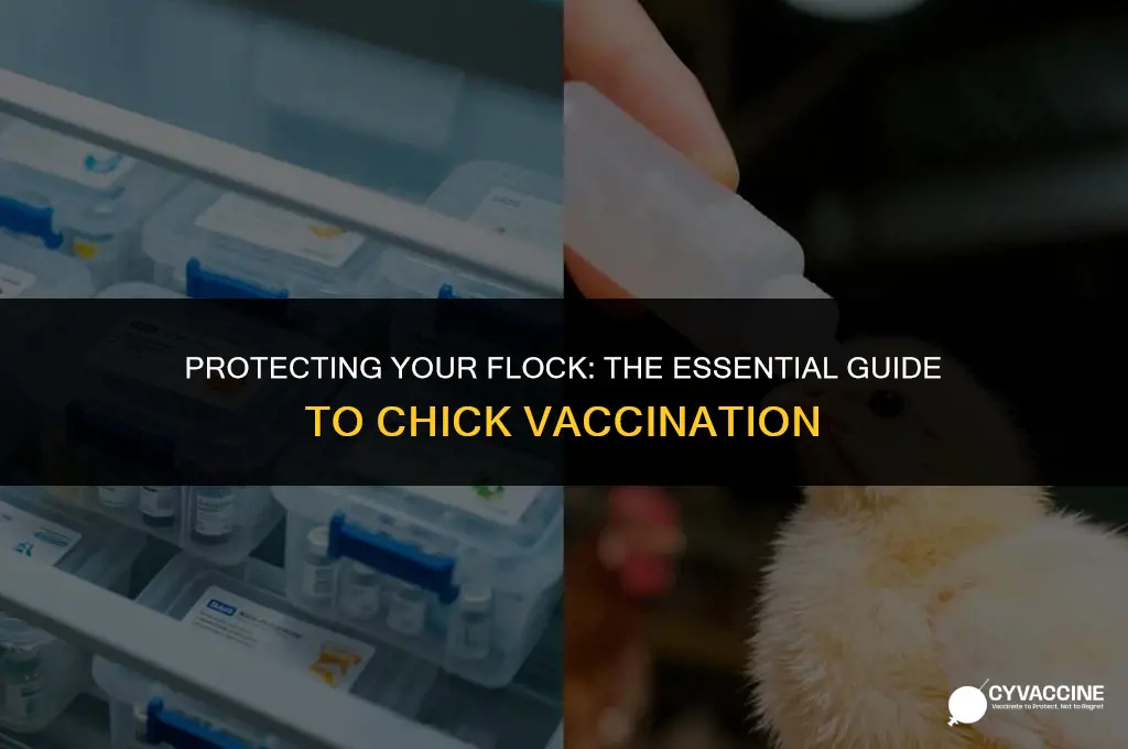 should i vaccinate my baby chicks