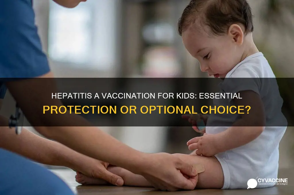 should i vaccinate my child for hepatitis a