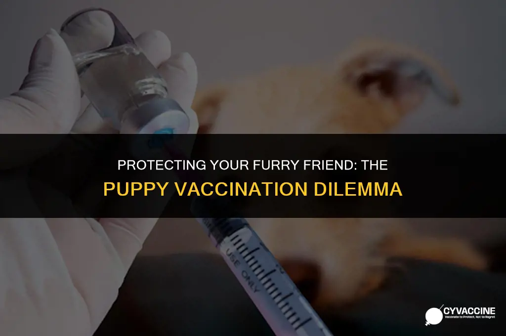 should i vaccinate my own puppy