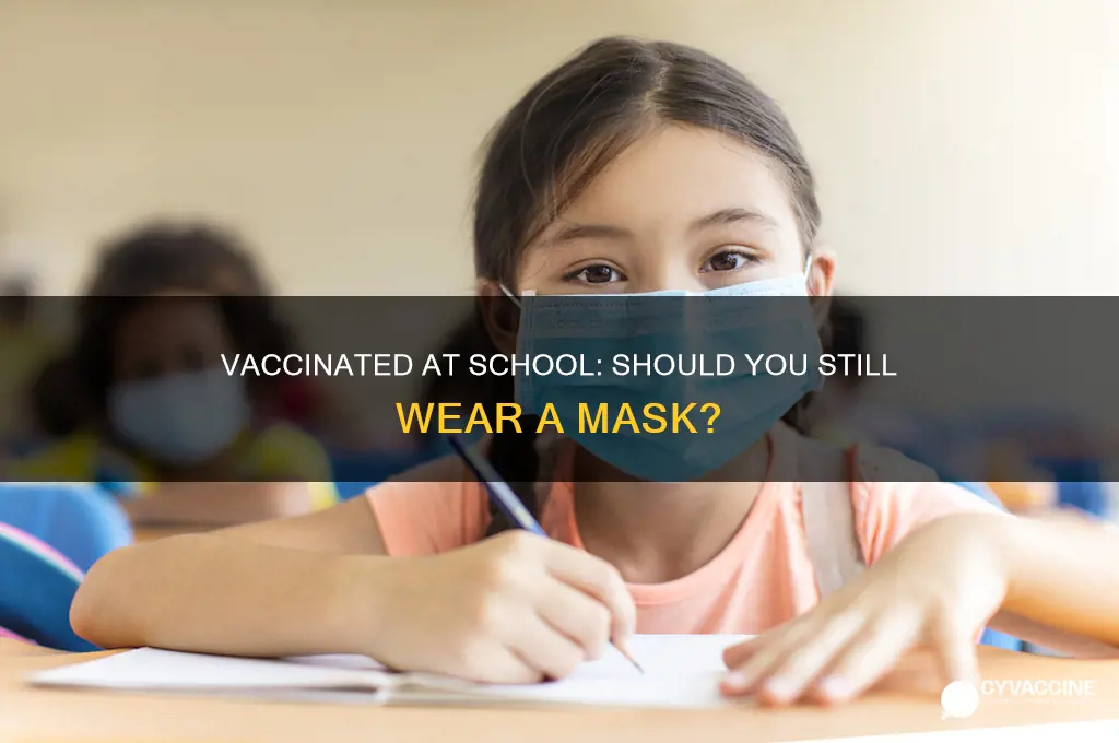 should i wear a mask at school if im vaccinated