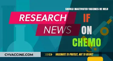 Inactivated Vaccines and Chemotherapy: Should Immunizations Be Delayed?