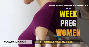 Influenza Vaccine Safety and Benefits for 30-Week Pregnant Women