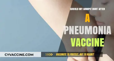Armpit Pain After Pneumonia Vaccine: Normal or Cause for Concern?