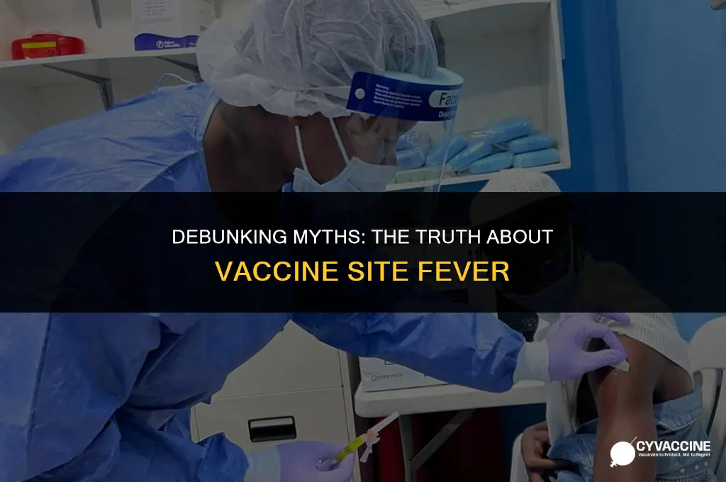 should my vaccine site be hot
