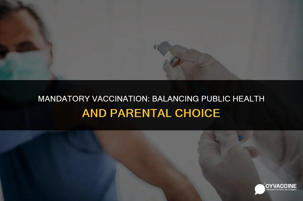 should paretns be forced to vaccinate