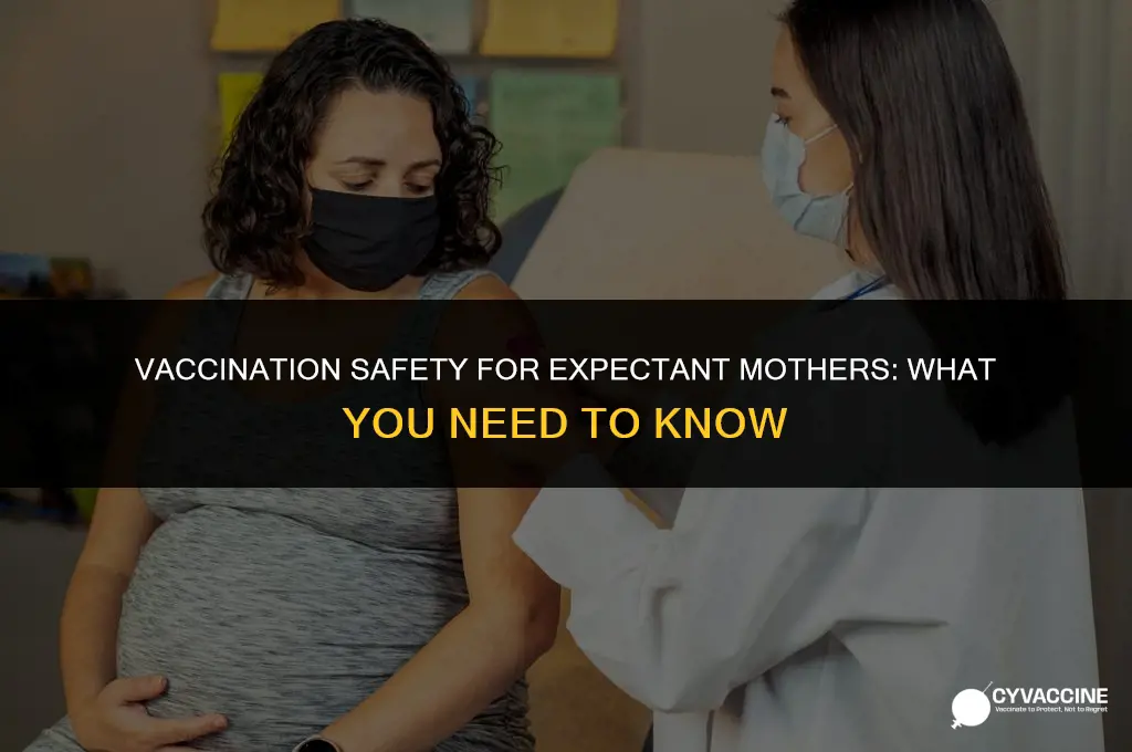 should pregnant women avoid recently vaccinated