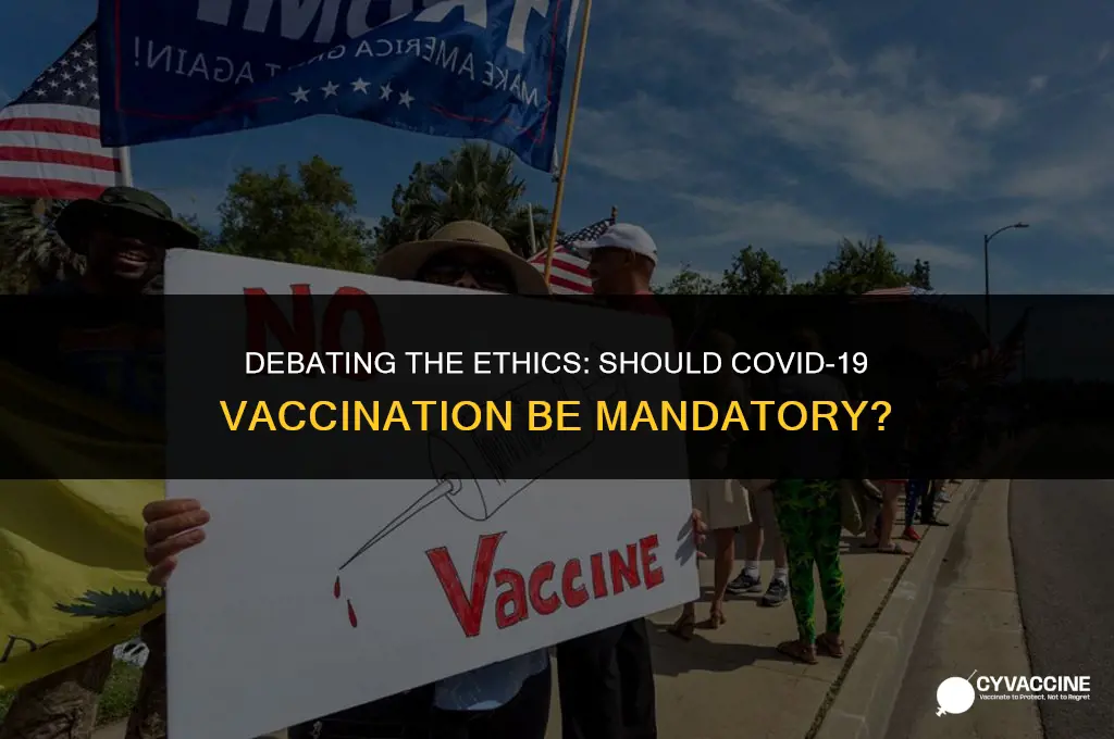 should the coronavirus vaccination be mandatory