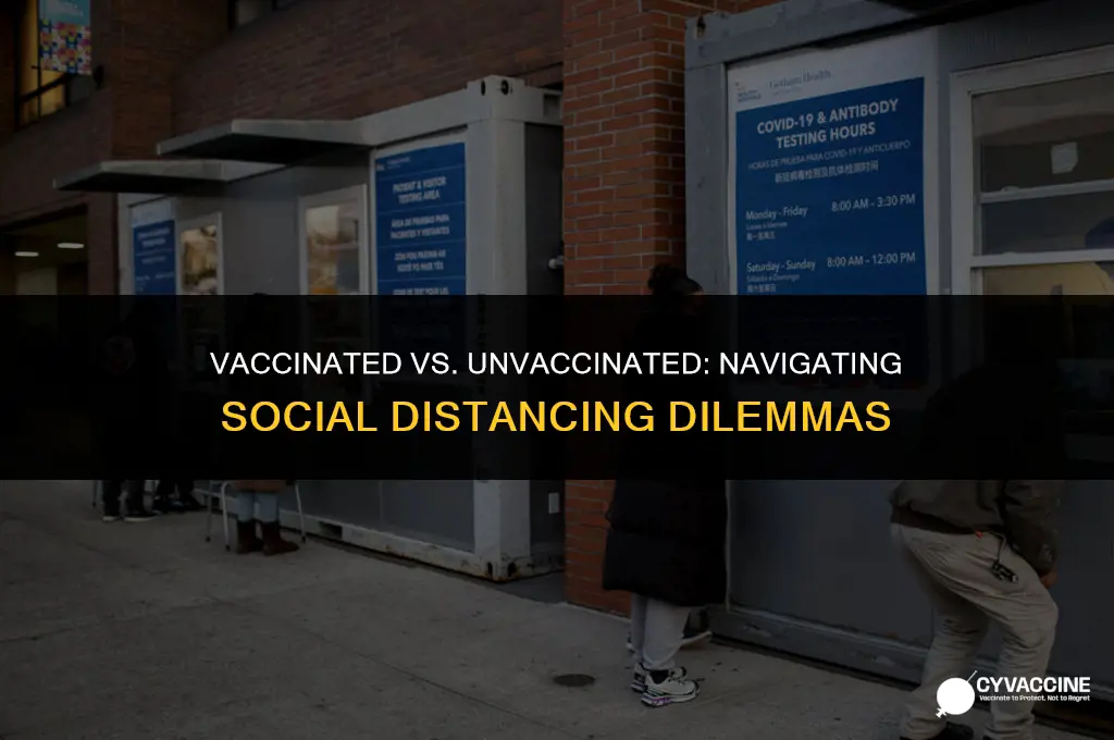 should vaccinated stay away from unvaccinated