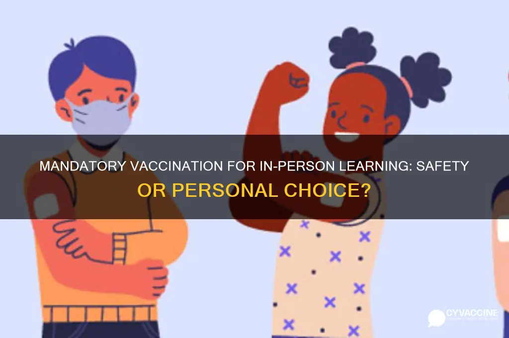should vaccination be mandatory in face-to-face classes