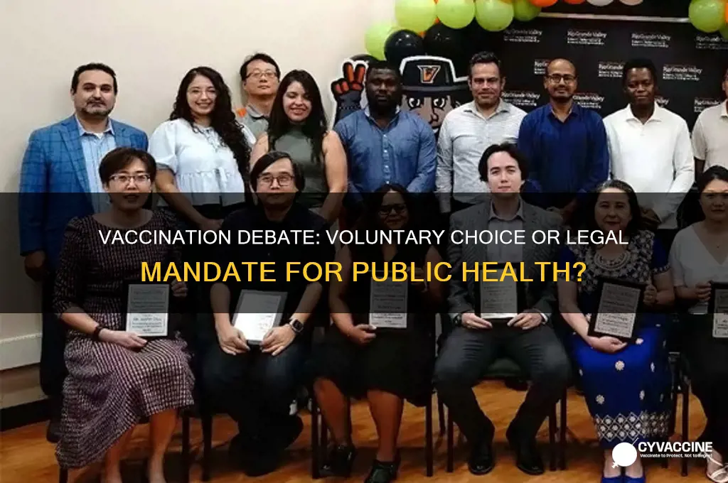should vaccination be voluntary or mandatory by law