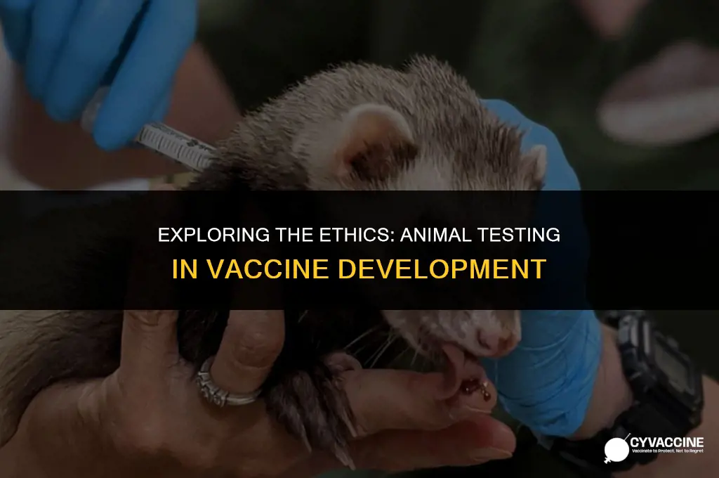 should vaccines be tested on animals