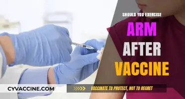 Post-Vaccine Arm Care: To Exercise or Not?