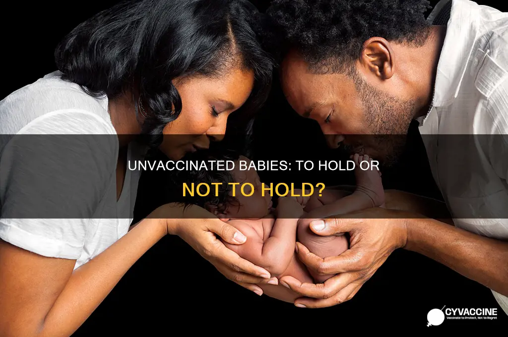 should you hold a baby that isn
