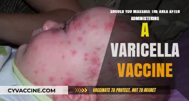 Varicella Vaccine Aftercare: Should You Massage the Injection Site?