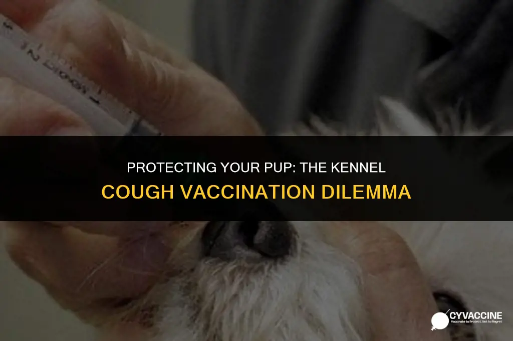 should you vaccinate for kennel cough