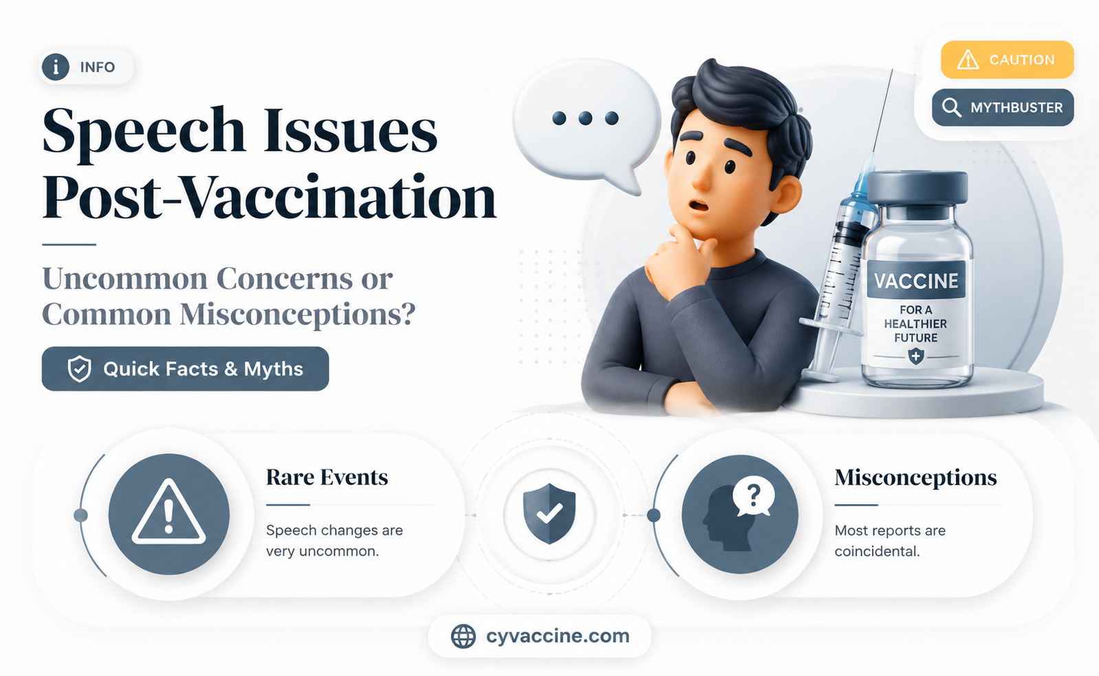 are speech problems common after vaccinations