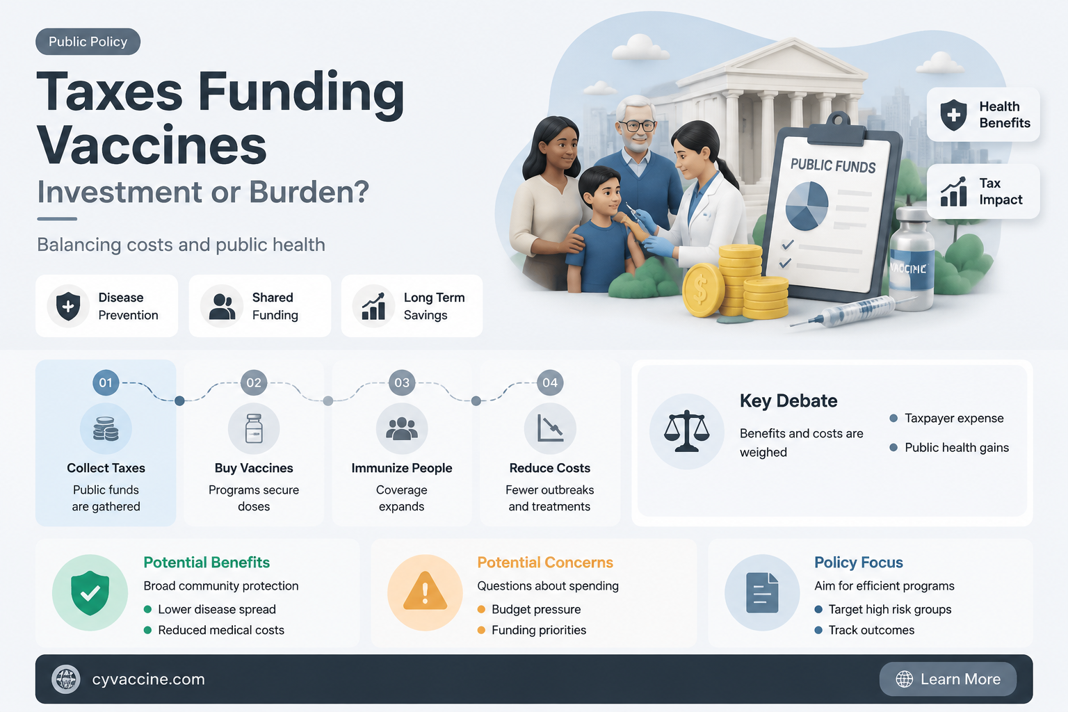 are vaccines a benefit from taxes