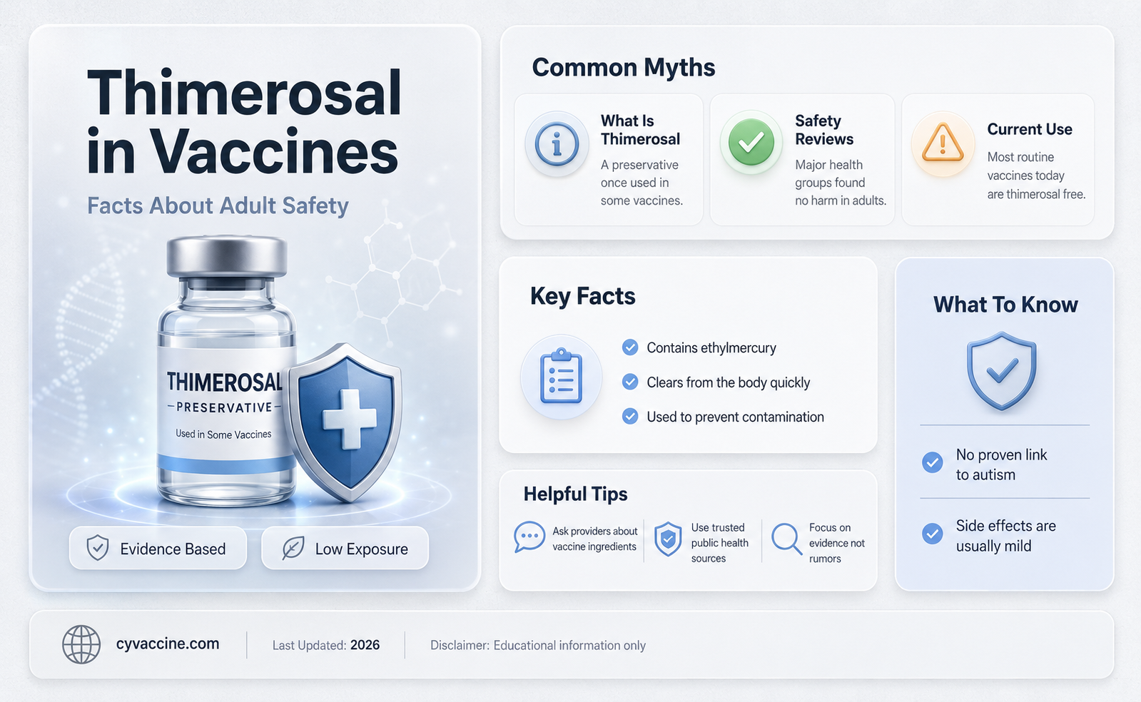 are thimerosal vaccines dangerous for adults