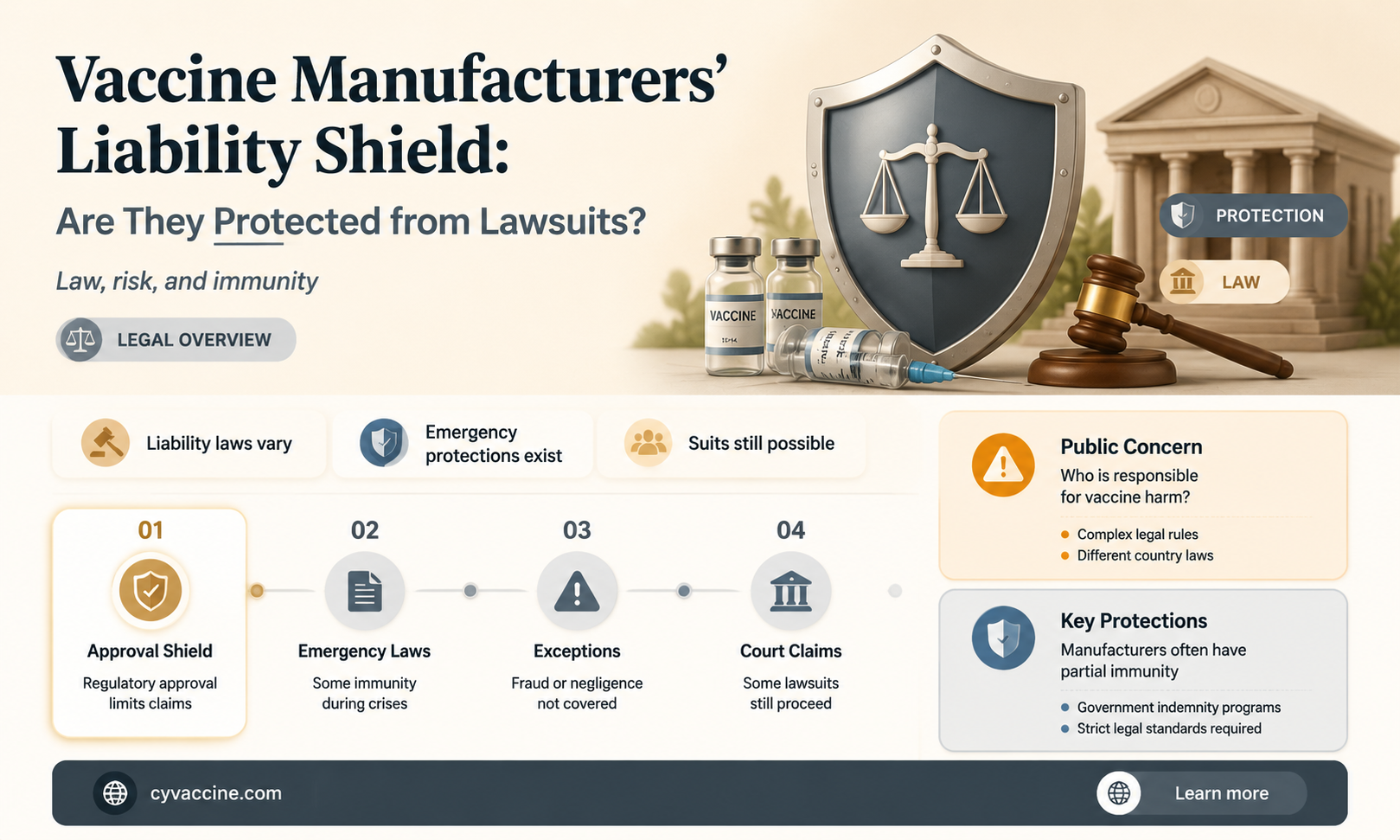 are vaccine manufacturers protected from lawsuits