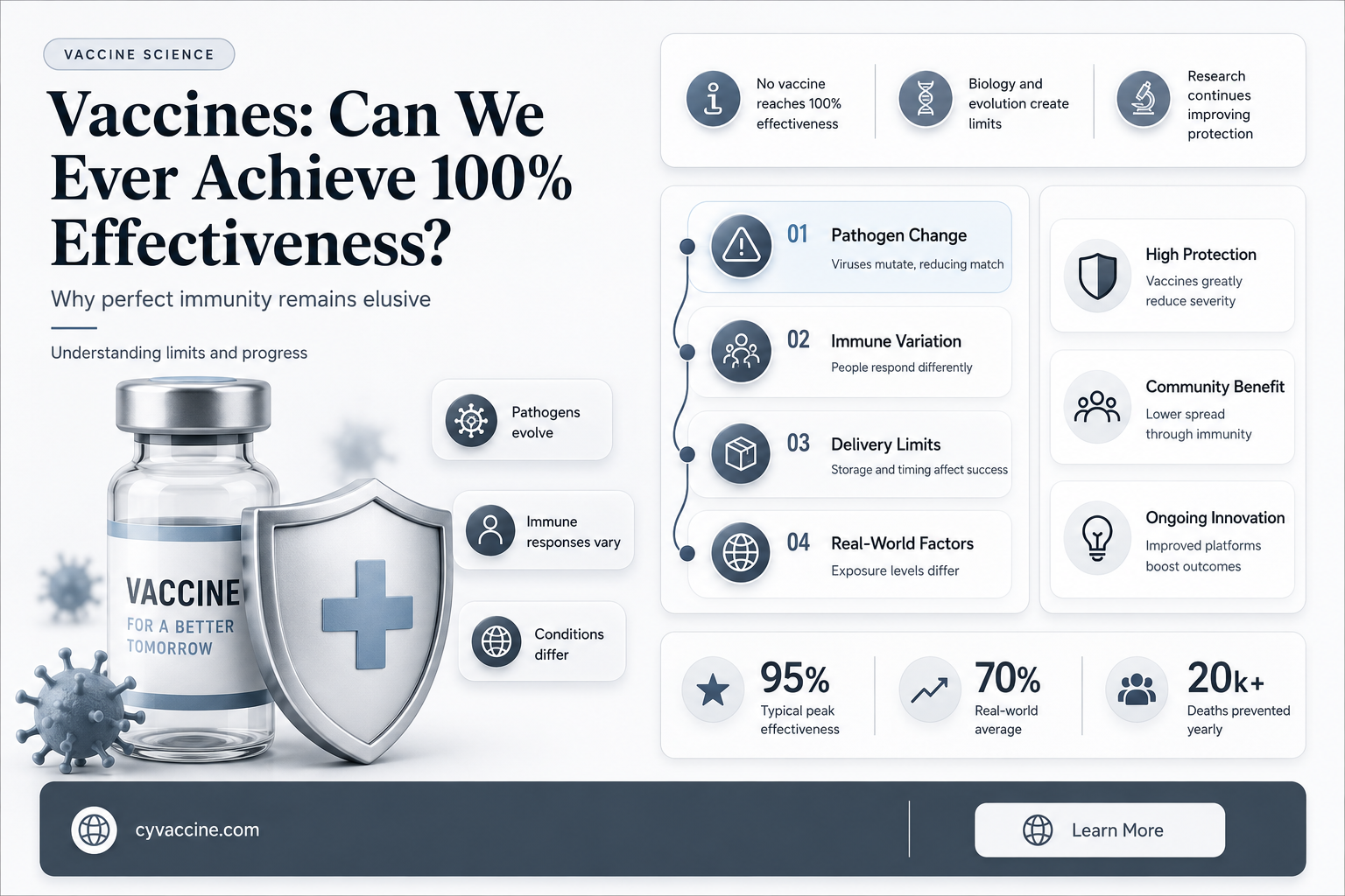 are there any vaccines that are 100 percent effectie