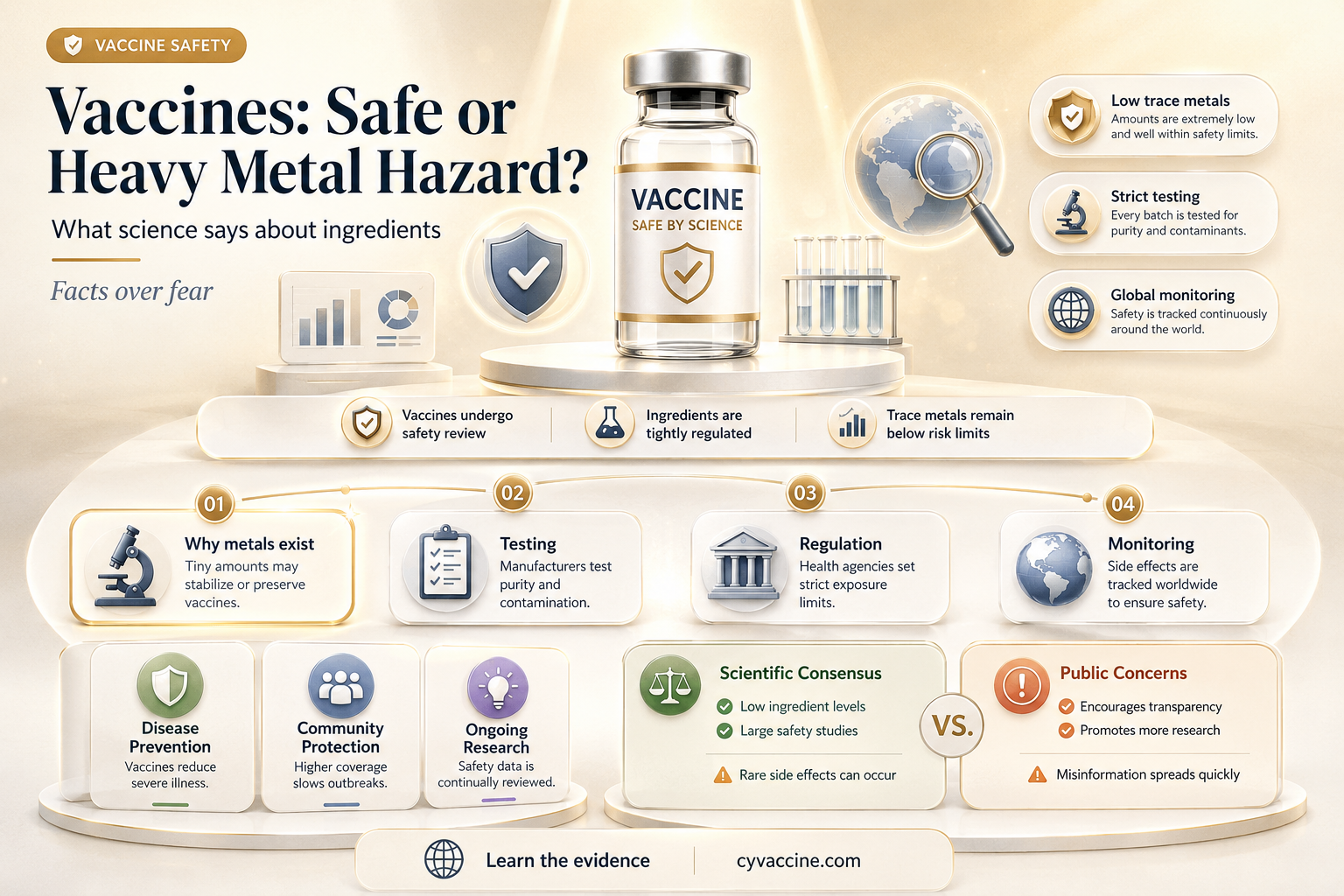 are there any vaccines without heavy metals in them