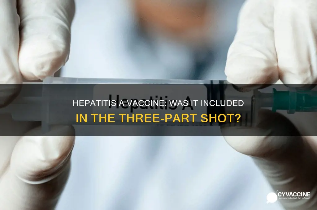 was hep a vaccine part of a three part shot