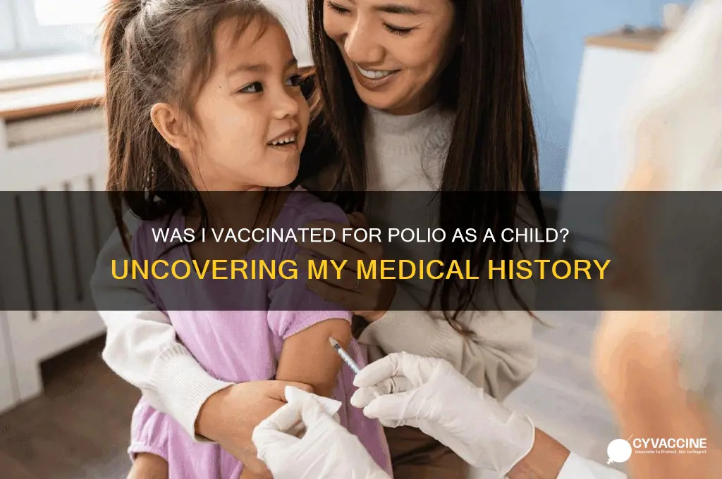 was i vaccinated for polio as a child