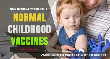 Were Hepatitis A Vaccines Included in Standard Childhood Immunizations?